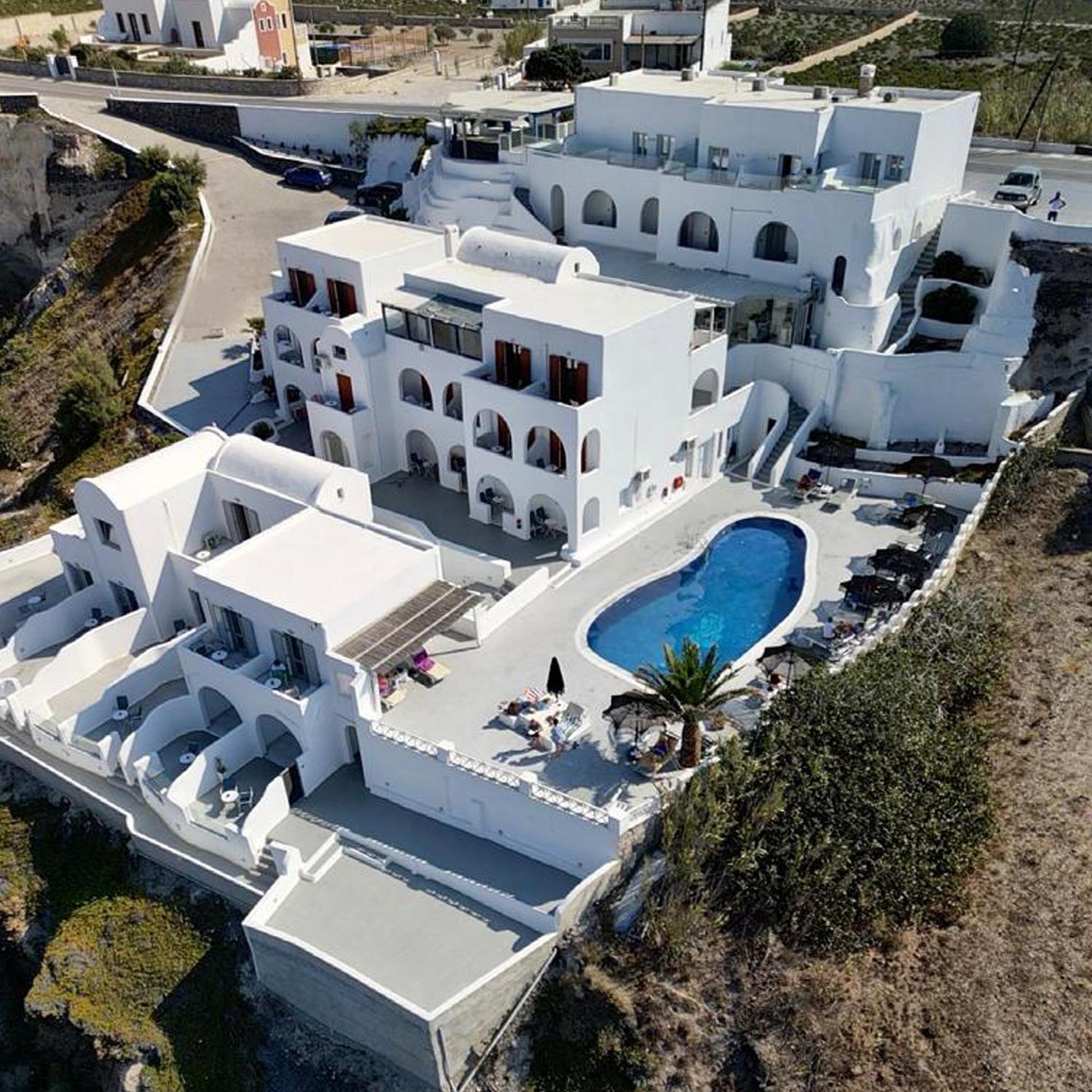 Santorini View Hotel อาโกรตีรี ภายนอก รูปภาพ
